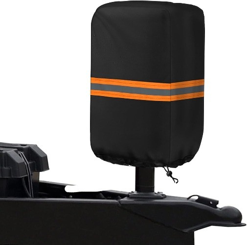 Tongue Jack Cover Universal RV Electric Tongue Trailer 18″H x 7.5″W x 9″D Black