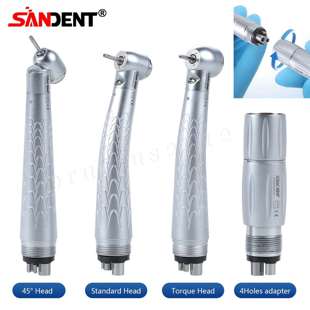 KaVo Style LED Fiber Optic Fast Speed Handpiece Standard/Large/45° Angle Head