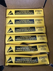 + Lot of 6 CHERNE 2′ Extension Hose Yellow 274011