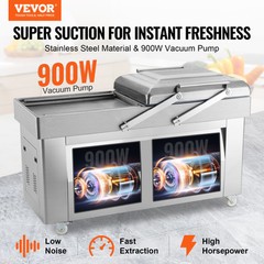 VEVOR Chamber Vacuum Sealer Commercial Vacuum Sealing Bag Packing Machine 1200W