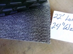 Conveyor Belt, Incline, Textured/ Cleated, Rubber, 12 to 24in widths