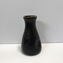 ACOPA Sake Bottle 8.5oz Black Matte Textured Stoneware HeikaCollection Lot of 8