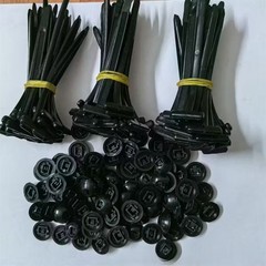 Nylon Universal Cable Tie Buckle, Heavy Duty Self-Locking Nylon Zip Ties Holder