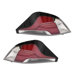 2015-2017 Toyota Prius C Rear Outer Tail Lights Halogen Clear Lens Pair