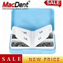 200Pcs MacDent Dental Orthodontic Sgl Buccal Tube Roth.022 1st Molar Non-Conv