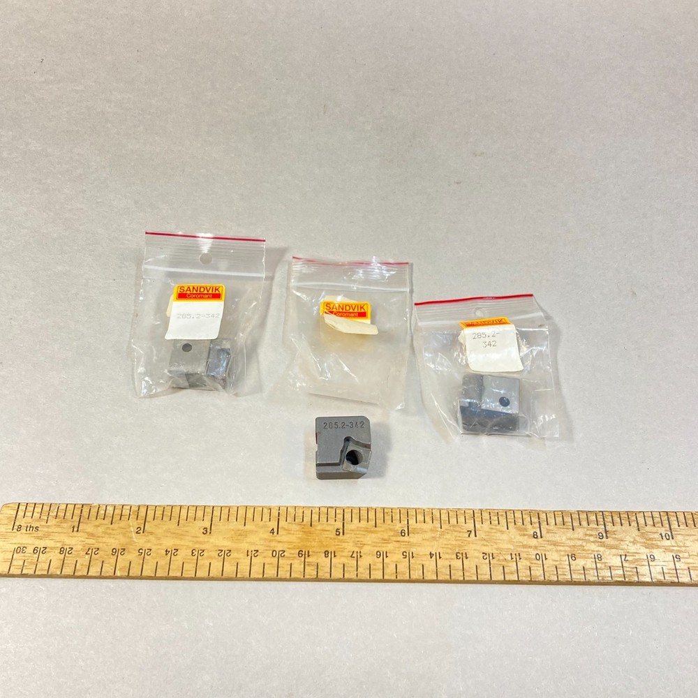 Sandvik Coromant 285.2-342 Lathe Tool Indexable Insert 3 Pc Sweden