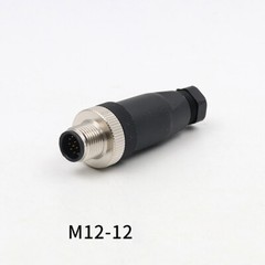 PG7 M12 Sensor Connector 4/5/8/12 Pin Male/Female Straight/Right Angle Plug IP67