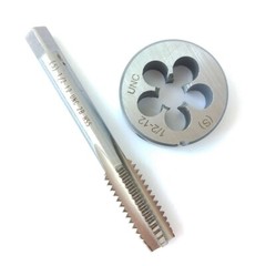 1pcs 1/2-12 UNC Hss Tap and Die Set Thread Tap and Round Die Right Hand