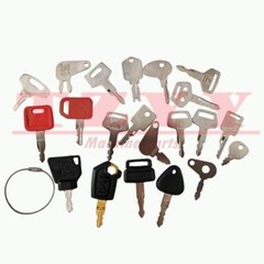 21 Keys set for Case CAT Komatsu Bobcat Heavy Equipment Construction