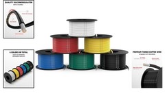 High-Quality 18 AWG Silicone Wire – 180ft Total, Tinned Copper for All Projects