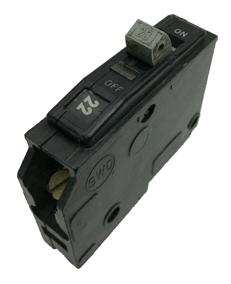 Square D QHB QHB120 1 Pole 20 Amp 240v Circuit Breaker QOB