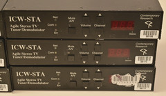 Lot of 6 Contemporary Research ICW-STA Stereo TV Tuners for Parts MC68k TDA9855