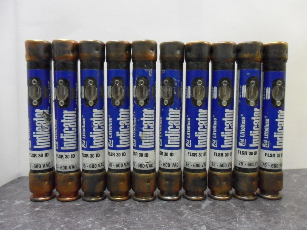 Nice Lot Littelfuse FLSR 30 ID Amp Fuses FRS-R-30 600 Vac