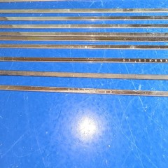 Harris Stay-Silv 15% Flat Brazing Rods .050” X 1/8”. 15 Full Sticks, 8 Partial.