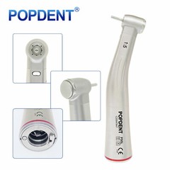 LED Dental 1:5 Fiber Optic Contra Angle Handpiece Red Ring NSK Ti-MAX X95L Style