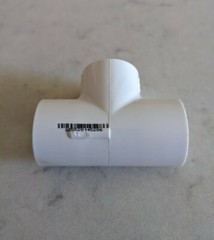 Lasco 3/4″ Schedule 40 PVC Tee (Slip x Slip x Slip) – USA Made