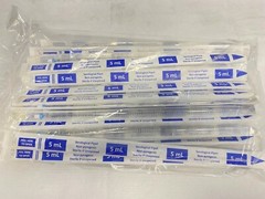 (200/Cs) CELLTREAT 5mL PS Graduated Serological Pipettes Individual Wrap 229205B