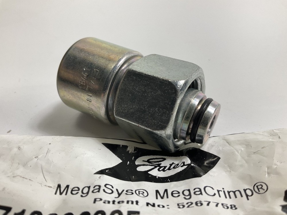 Gates G25720-0614 Female DIN 24° Cone Swivel Hydraulic Fitting, 3/8″ Hose