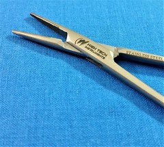 T/C FINE POINT MAYO HEGAR NEEDLE HOLDER DRIVER 7″ WITH TUNGSTEN CARBIDE INSERTS