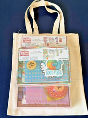 *3 Boxes of Journal Accessories Kits (*2 Pink Cowgirl/1 Blue Good Vibes) 1 Bag