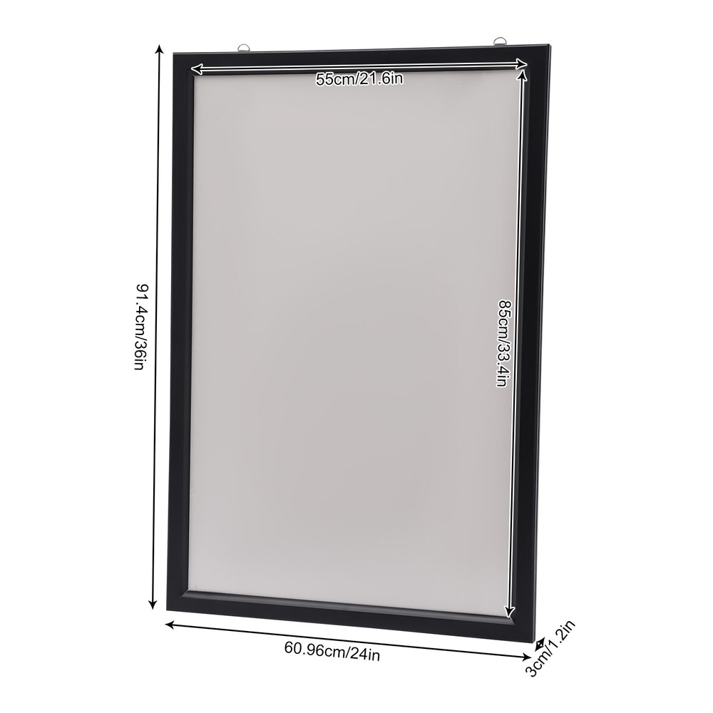 24″x33″/24″X36″, 27″ x 40″ LED Backlit Movie Poster Art Picture Frame Light Box