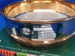 Endecotts 008BAW.150 Stainless Steel Cloth Test Sieve: 8 in dia x 2 in height