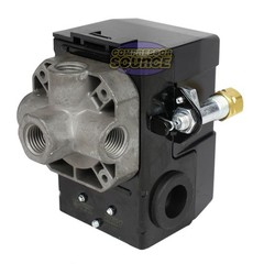 140-175 PSI 4 Port Pressure Switch Control with Unloader for Air Compressor