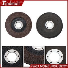 Findmall 50 Pcs 4-1/2″×7/8″ 40 Grit Premium Zirconia Flap Disc Sanding Grinding