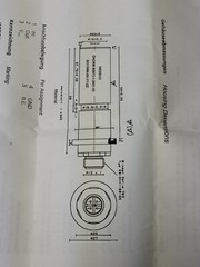 Wedeco ONORM M 5873-1-2001-03 UV Sensor NEW! Made in Germany