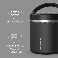 Hydrapeak 25Oz Stainless Steel Vacuum Insulated Food Jar For Hot Food And Cold