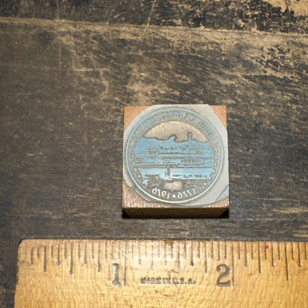 Print Block “ America’s Bicentennial 1776 – 1976 “￼