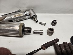 Dotco Die Grinders Lot Of 2 Dotco. 12,000 and 25,000 RPM, Collets 1/4.