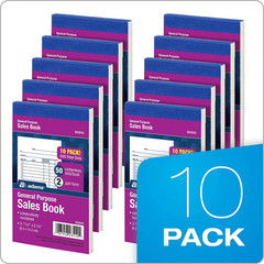 Adams General Purpose Sales Book, 2-Part, Carbonless, White/Canary