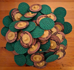ROLOC DISCS | 2″ 80 GRIT | TYPE-R | OUTLASTS 3M GREEN CORPS | QTY: 100 | USA