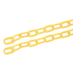 200ft Plastic Barrier Chain Yellow Chain Safety Chain Barrier Fits Crowd Control