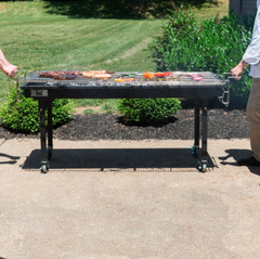 Heavy-Duty Outdoor Portable Charcoal Grill w/ Removable Legs and Cover 60″ Steel