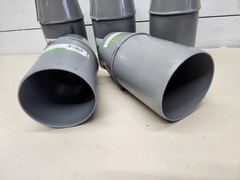 Lot of (5) Centrotherm Eco Systems InnoFlue ISVC0403 Velocity Cone 4″-3″