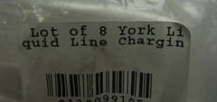 York Brass Refrigerant Liquid Line Charging Valves, 3/8″ OD Tube x Flare Access