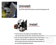 Single Ear Hose Clamps, Oetiker Clamps, 92Pcs(6.0mm-22.6mm) Crimp Pipe Clamps