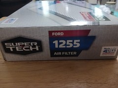 Super Tech Engine Air Filter 1255, Replacement Filter for Ford