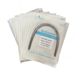 Dental Ortho Arch Wire NiTi Stainless Steel Ovoid/Natural Round Rectangular Wire