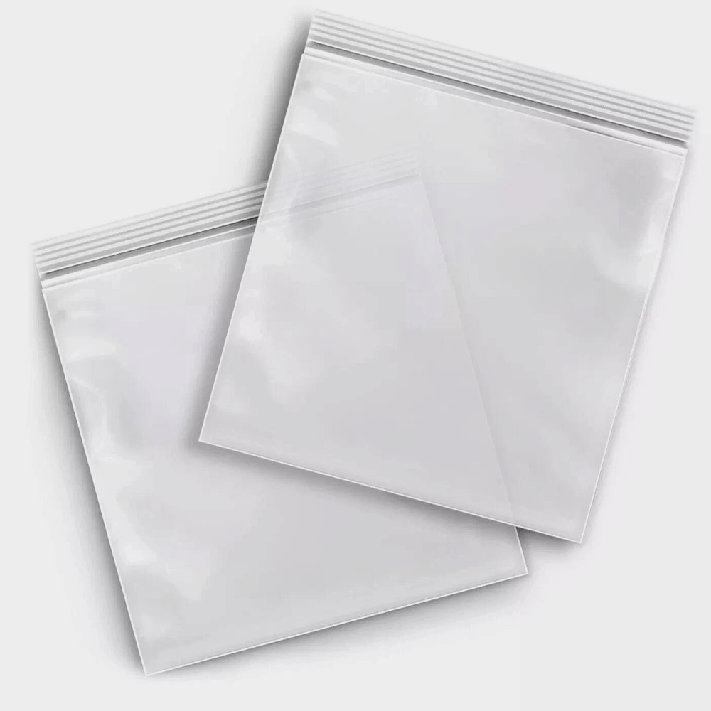 Strong 2 Mil Clear Reclosable Zip Plastic Lock Bags Poly Jewelry Zipper Baggies
