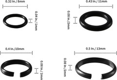 5-Pack 1/2″ and 3/8″ Impact Retaining Ring Clip With O-Ring for Milwaukee New