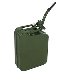 2pc 5 Gallon Jerry Can Steel Green Military NATO Style 20L Storage Tank