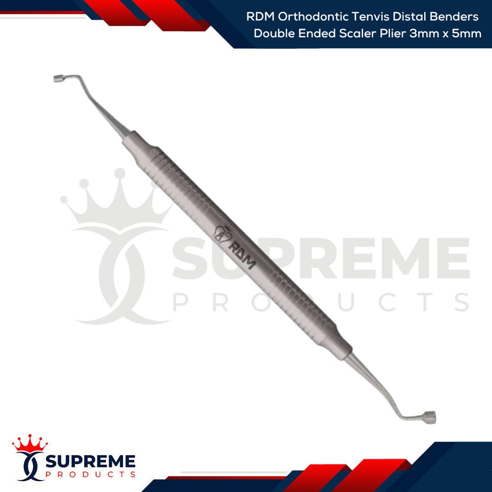 RDM Orthodontic Tenvis Distal Benders Double Ended Scaler Plier 3mm x 5mm