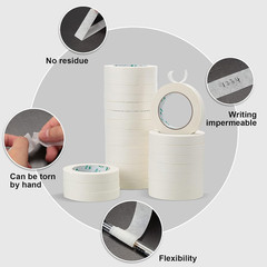 25 Rolls Beige Masking Tape Bulk 3/4 Inch X 55 Yards, General Purpose Painter Ta