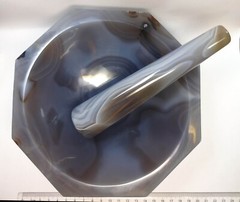 Agate Mortar and Pestle, 5.9″, 5.9 inches, ID = 150 mm