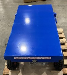 Vestil 600 Lb. Double-Scissor Lift Cart with Rough Terrain Tires CART-PN-600-D
