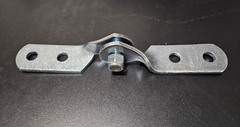 4 Hole adjustable hinge #4683 Electro Galvanized for unistrut channel