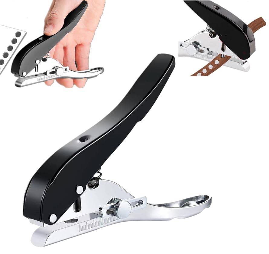 5/16 inch-8mm Heavy Duty Hole Puncher Round Single Hole Punch Badge Hole